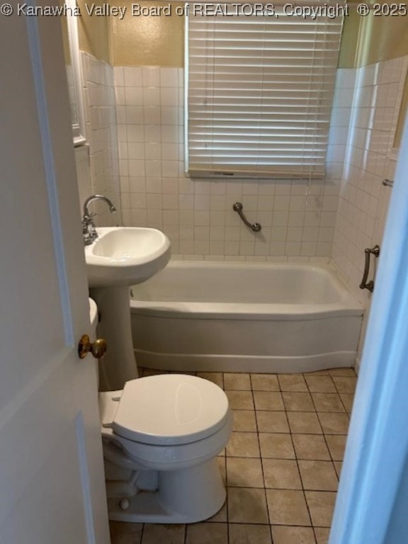 3503 Virginia Ave SE, Charleston, WV 25304 - bathroom with tile patterned floors and toilet