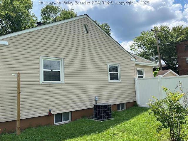 3503 Virginia Ave SE, Charleston, WV 25304 - view of home's exterior featuring a central air condition unit
