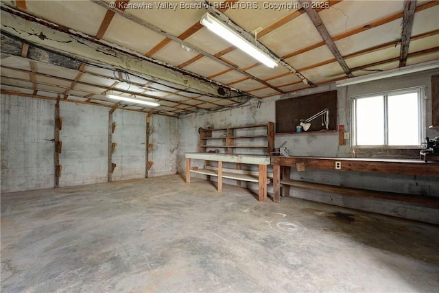 5126 Big Tyler Rd, Cross Lanes, WV 25313 - basement with a workshop area