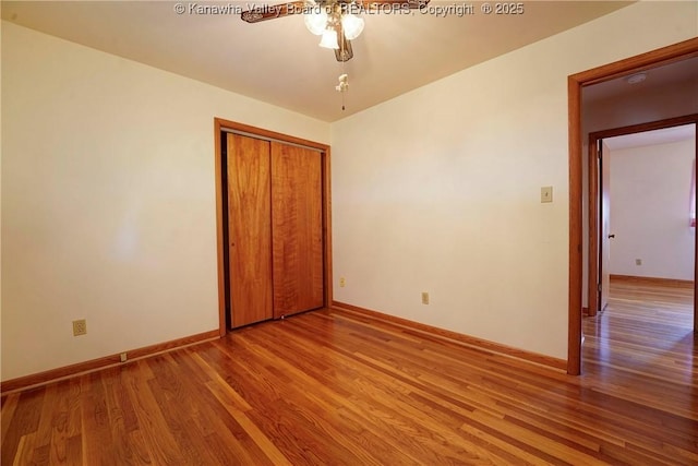 5126 Big Tyler Rd, Cross Lanes, WV 25313 - spare room with a ceiling fan and light wood-style floors