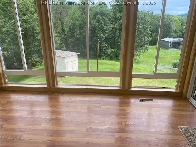 5126 Big Tyler Rd, Cross Lanes, WV 25313 - entryway featuring wood finished floors