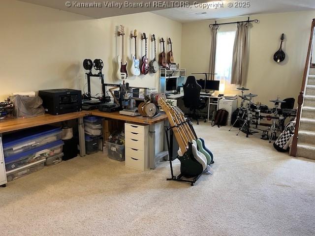 14 Perkins Way, Cross Lanes, WV 25313 - view of carpeted office