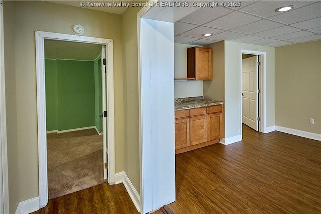 5309 Venable Ave SE, Charleston, WV 25304 - bar featuring dark wood-type flooring and recessed lighting