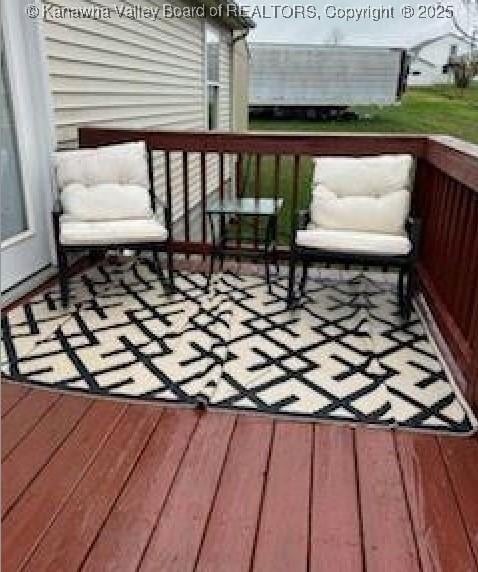 59 Pleasant Ln, Grantsville, WV 25147 - view of deck