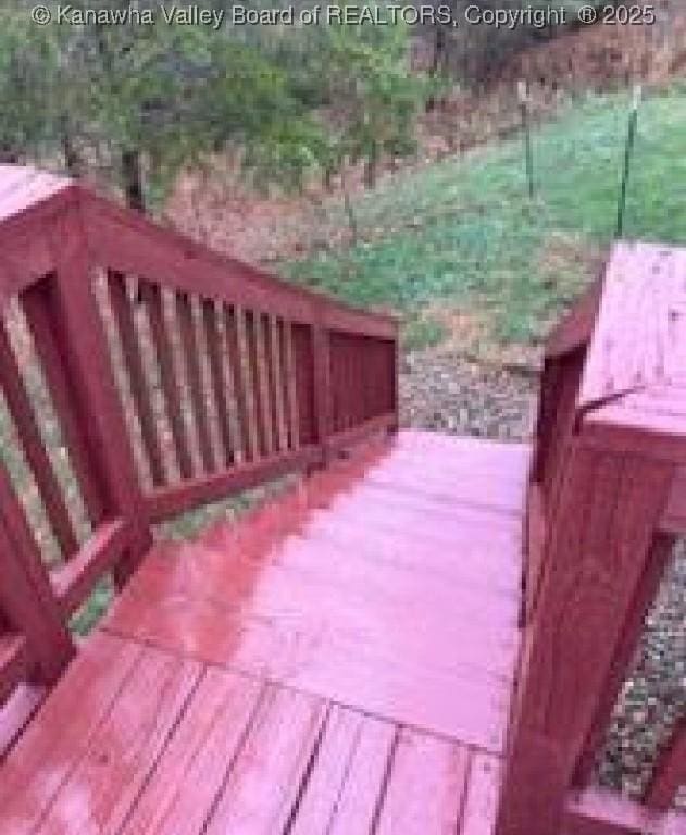 59 Pleasant Ln, Grantsville, WV 25147 - view of wooden terrace