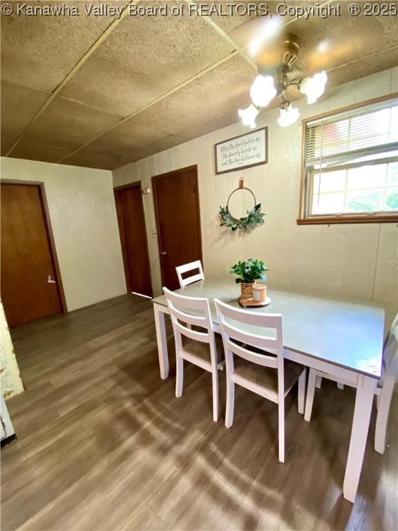 1091/2 Hillcrest Dr, Ripley, WV 25271 - dining space with wood finished floors