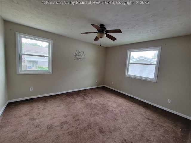 814 Madison Ave, Spencer, WV 25276 - unfurnished room featuring carpet floors and a ceiling fan
