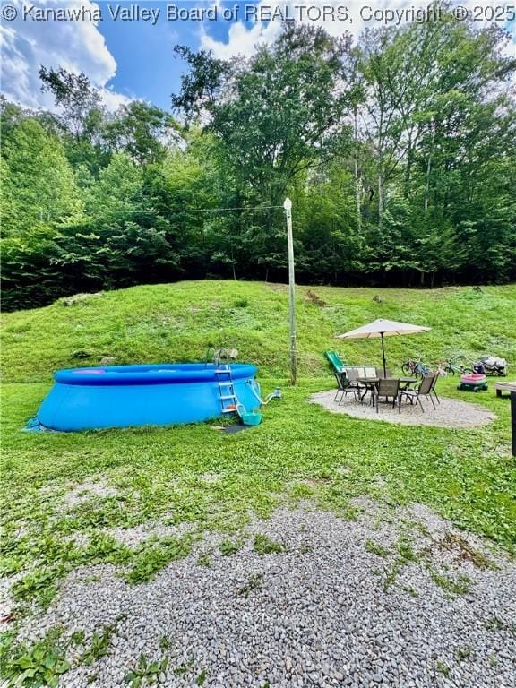 28 Brushy Frk, Alkol, WV 25501 - surrounding community with a swimming pool, a yard, and a patio
