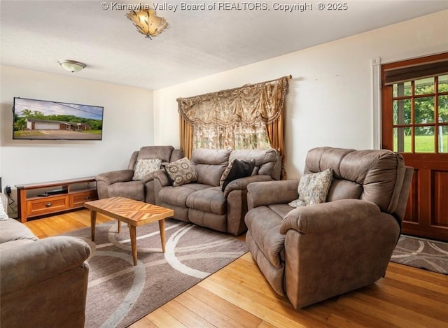 105 Lincoln Hts, Alum Creek, WV 25003 - living area with light wood-style floors