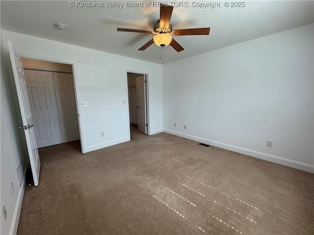 2314 Harrison Ave, Saint Albans, WV 25177 - unfurnished bedroom featuring carpet and a ceiling fan