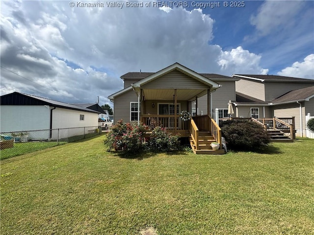 2314 Harrison Ave, Saint Albans, WV 25177 - back of house with a deck