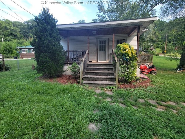 1832 Roxalana Rd, Dunbar, WV 25064 - rear view of house with a porch