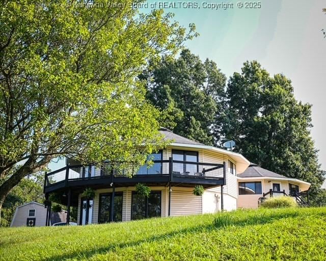 282 Dupont Rd, Poca, WV 25159 - rear view of property with a deck