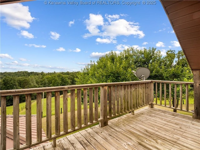 4728 Cain Ridge Rd, Leon, WV 25123 - view of deck