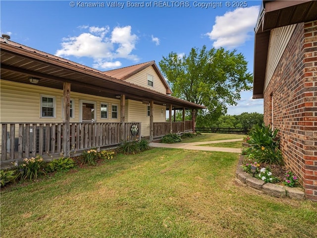 4728 Cain Ridge Rd, Leon, WV 25123 - view of grassy yard