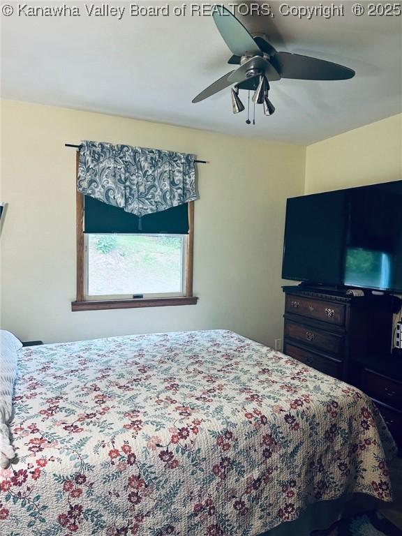 1816 Winding Hill Dr, Sissonville, WV 25320 - bedroom with ceiling fan