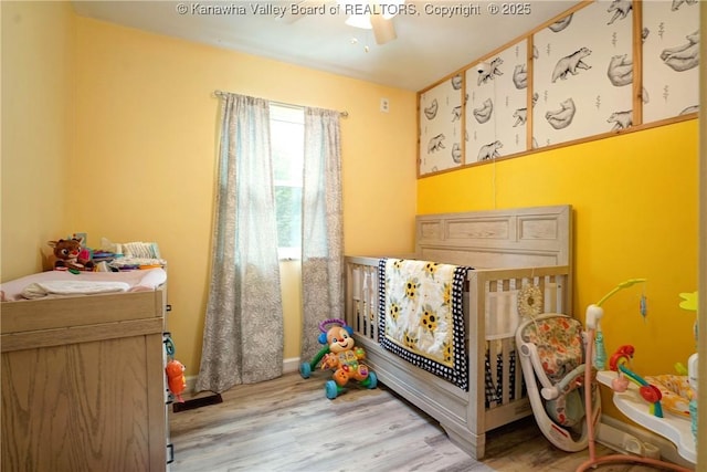 51 Beaver Dr, Hurricane, WV 25526 - bedroom with wood finished floors and ceiling fan