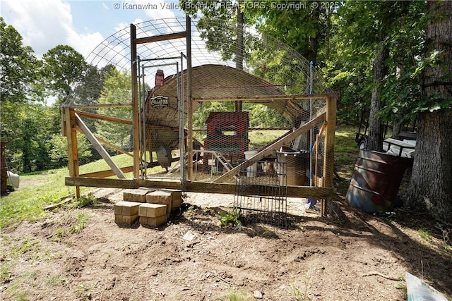 51 Beaver Dr, Hurricane, WV 25526 - view of jungle gym featuring exterior structure and an outbuilding