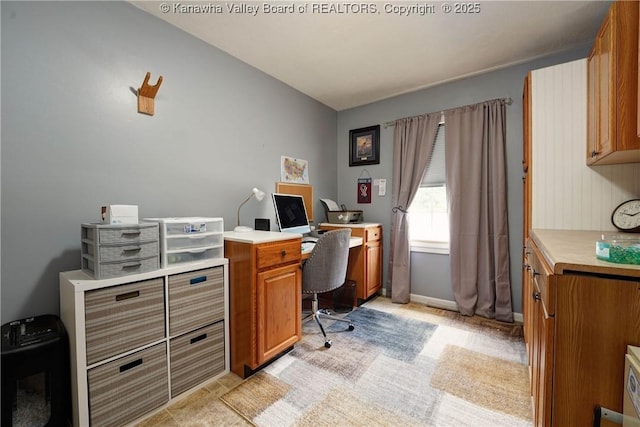 1009 Midway Dr, Dunbar, WV 25064 - office area featuring light carpet