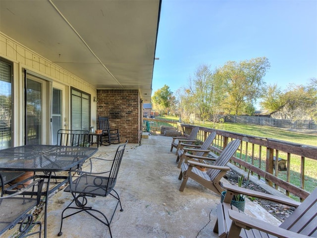 view of patio