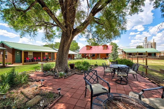 304 W Oak St, Canton, OK 73724 - view of patio with outdoor dining space