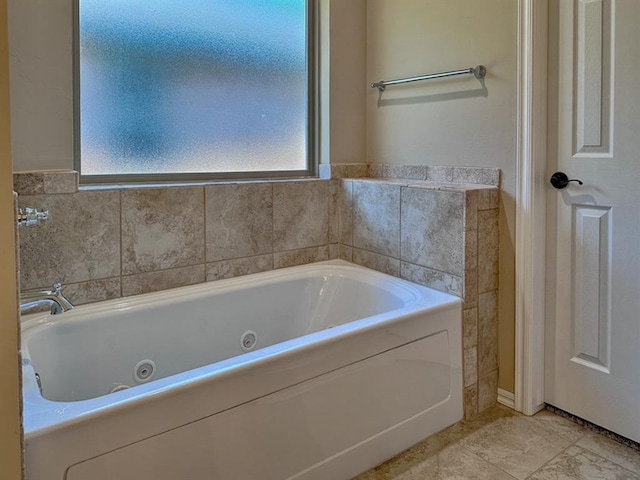 bathroom with a bathing tub