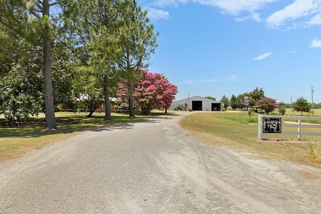 view of road