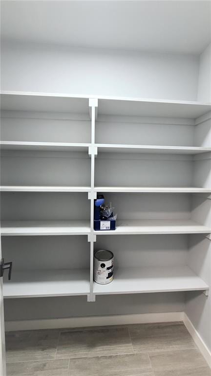 view of pantry