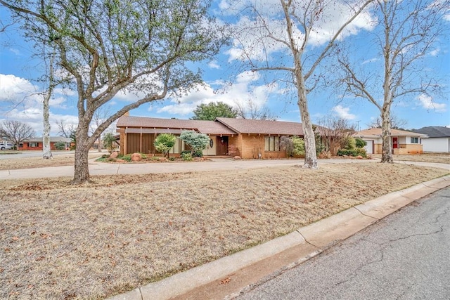 view of ranch-style house