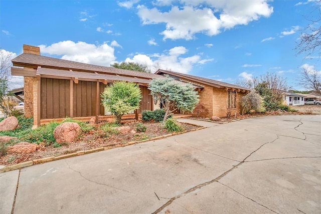 view of ranch-style house