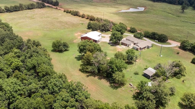 bird's eye view featuring a rural view