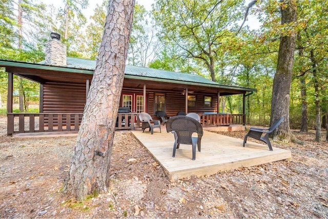 view of rear view of house