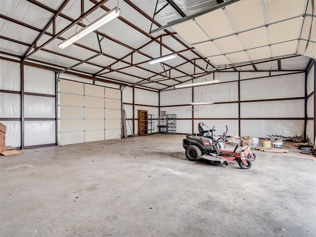 garage featuring a carport