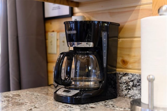 details with light stone countertops