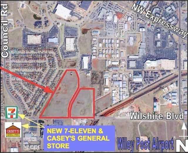 7725 Wilshire Blvd, Oklahoma City OK, 73132 land for sale