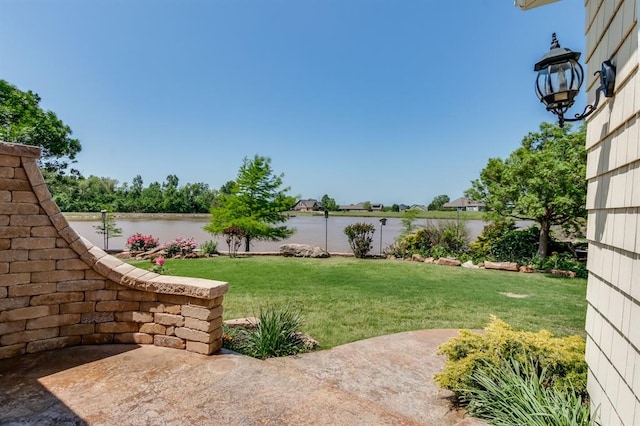 view of yard featuring a patio