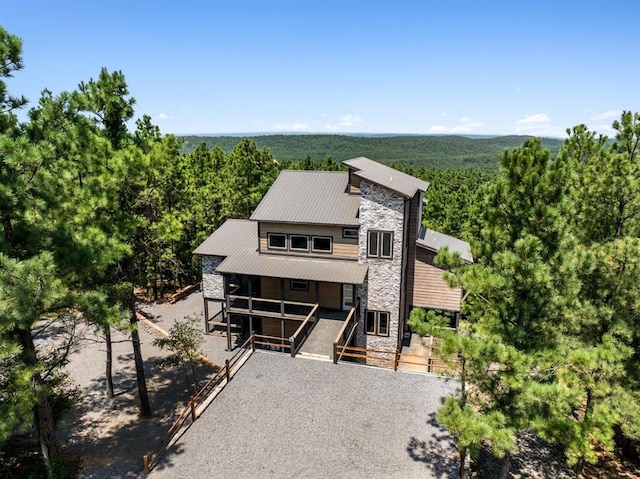 view of front of property