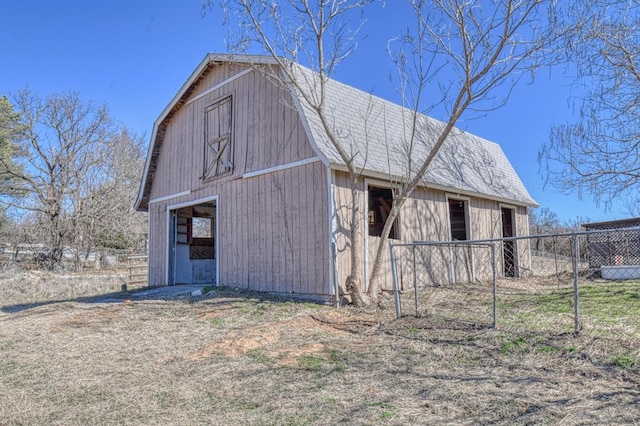 view of outbuilding