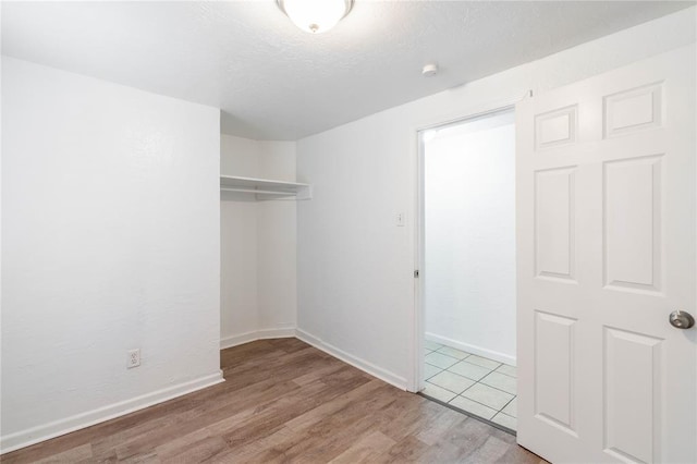 interior space with light wood-type flooring