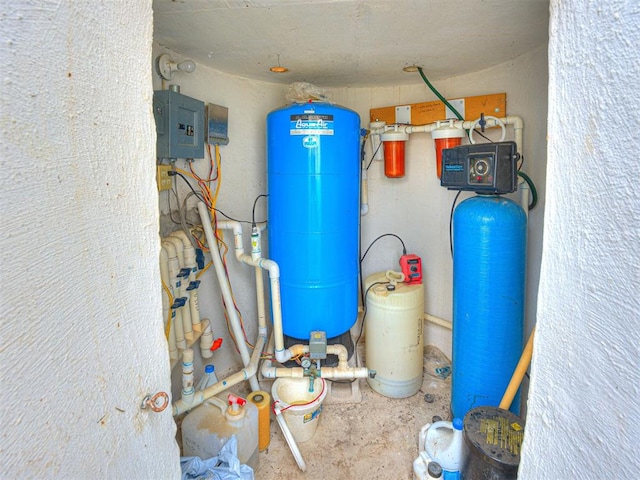 view of utility room