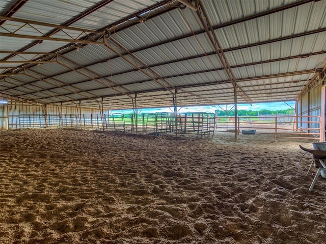 view of stable