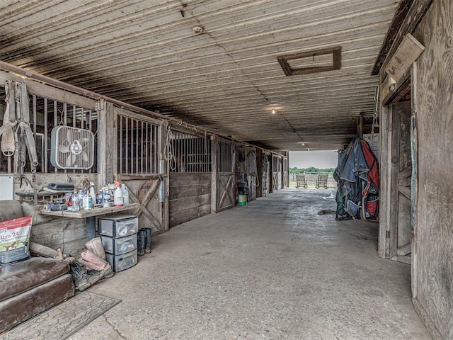 view of stable