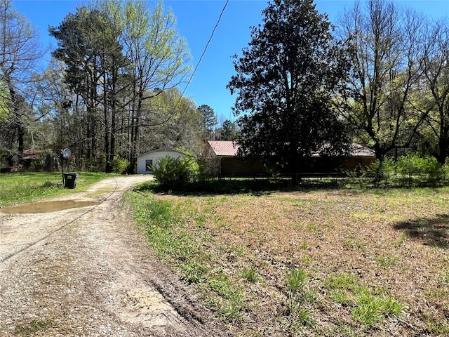 view of road