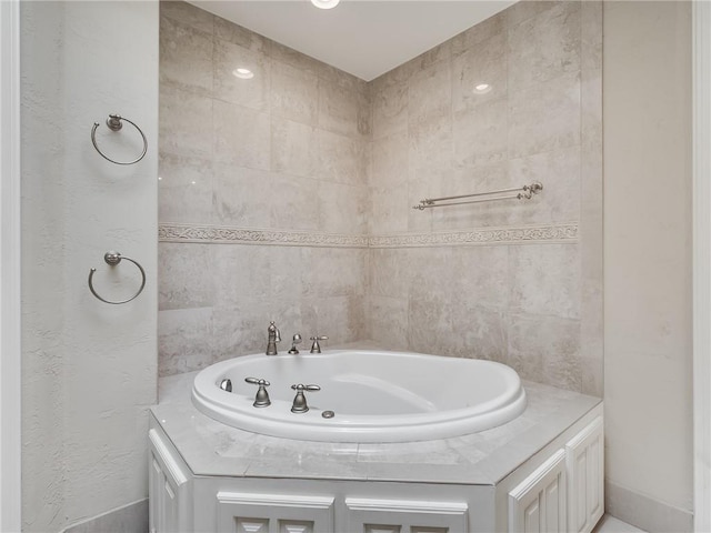 bathroom featuring a bathtub