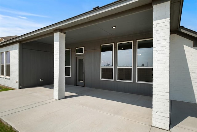 exterior space with a patio