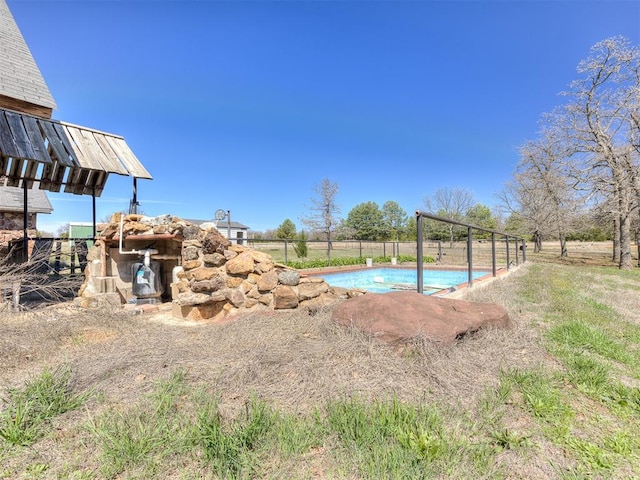 view of pool