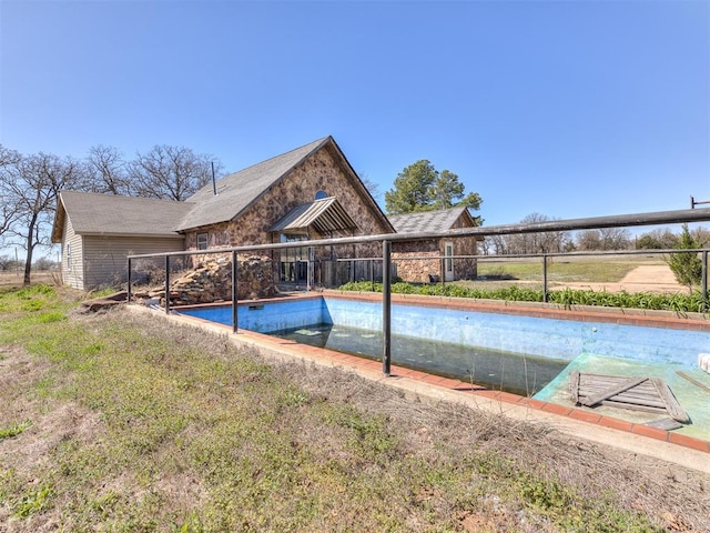 view of pool