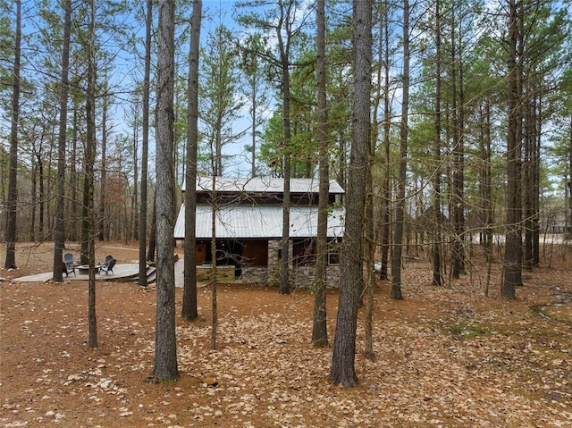 44 Blue Ivey Cir, Broken Bow, OK 74728 - view of front of property with a metal roof