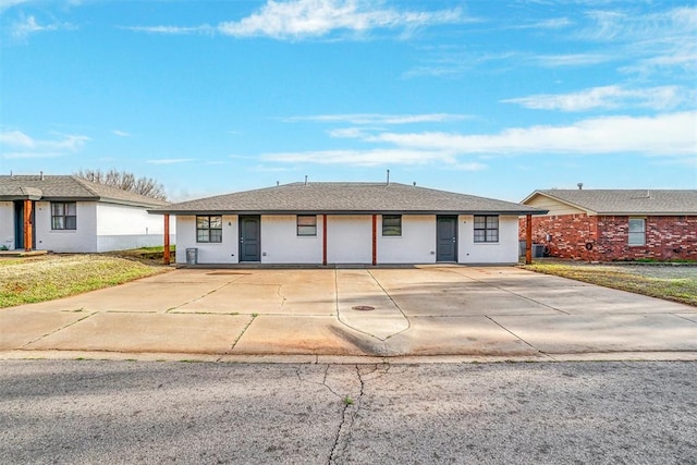 view of ranch-style home