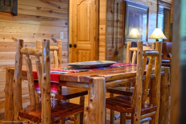 view of dining area